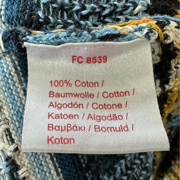 LIVE LACOSTE ABSTRACT NOVELTY PRINT PULLOVER SWEATER SIZE 7 XXL - Picture 14 of 16